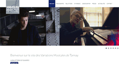 Desktop Screenshot of musicales-tannay.ch