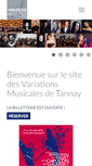 Mobile Screenshot of musicales-tannay.ch